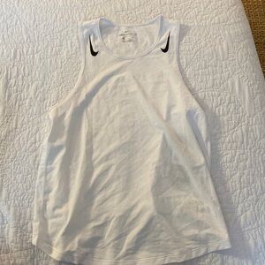 New White Nike Running Tank Top